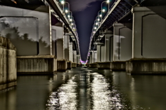 琵琶湖大橋1　HDR