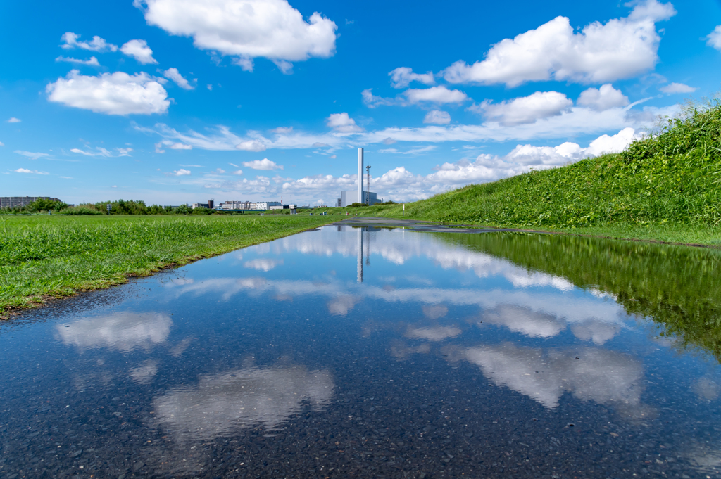 青空と白い雲　3