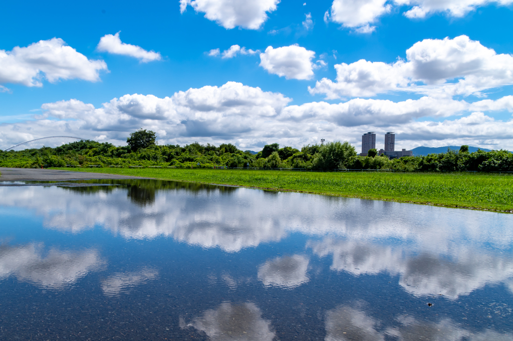 青空と白い雲　2