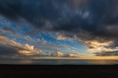 太平洋の夕焼け