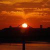 秋の空　夕焼け1