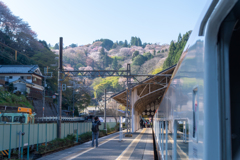 近鉄特急で吉野山へ　２