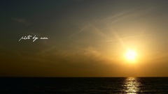 夕日