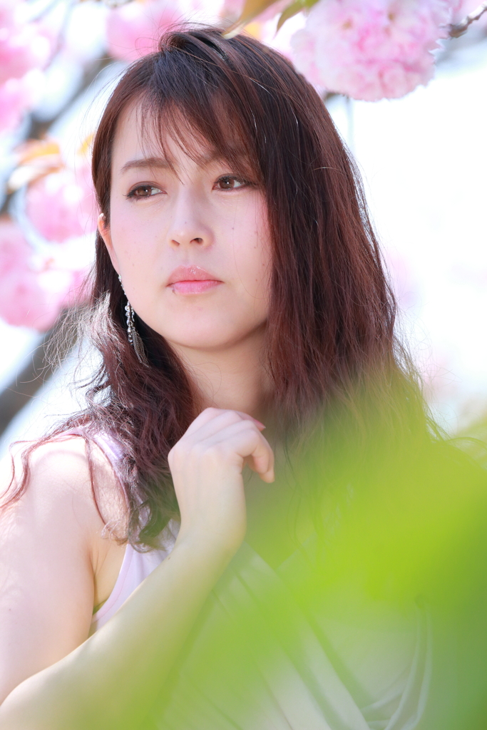 八重桜&茨城美女うすしお