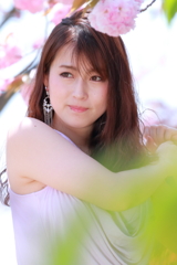 八重桜&茨城美女うすしお