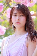 八重桜&美女うすしお