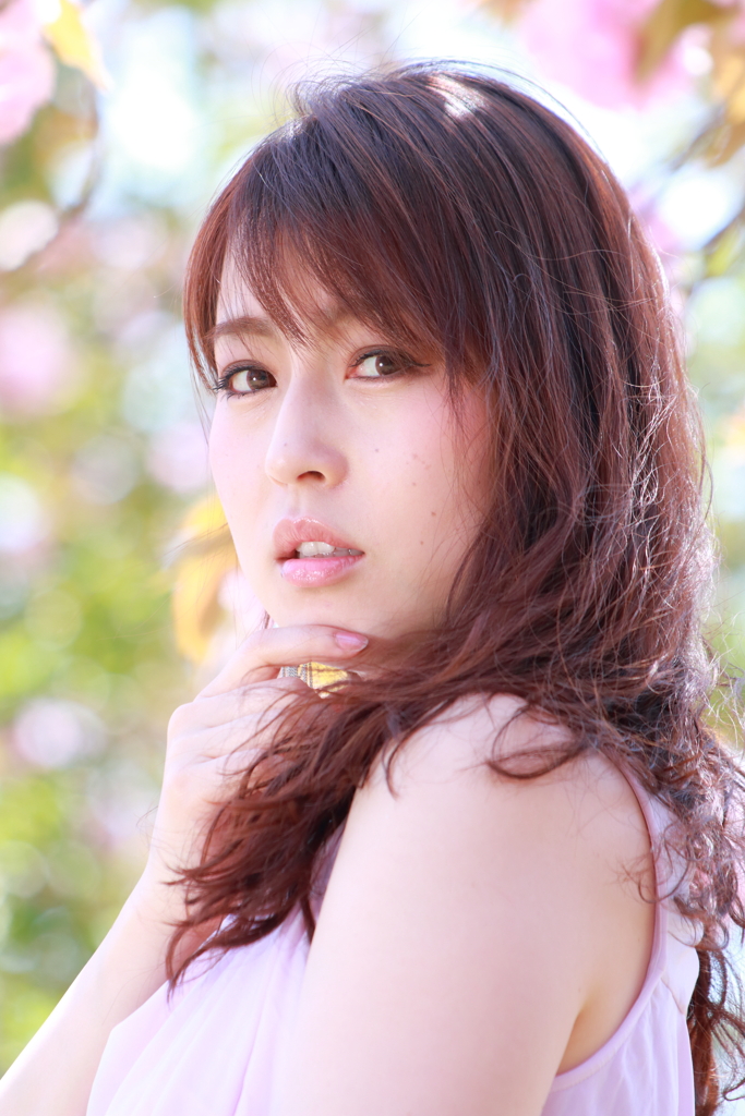 八重桜&美女うすしお