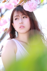 八重桜&茨城美女うすしお