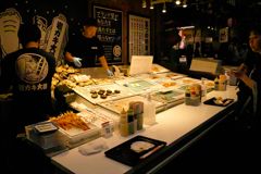 金沢　近江町市場にて
