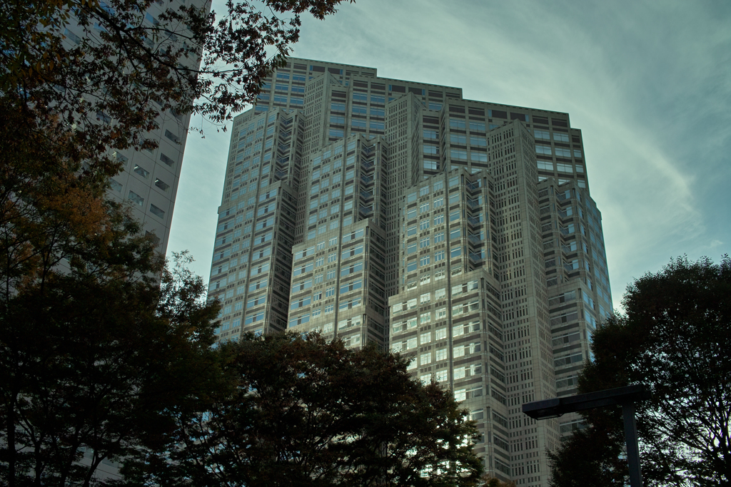 秋空の新宿８