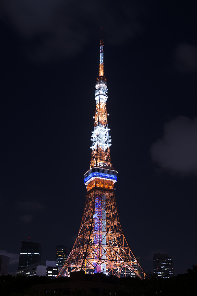 通常の東京タワー　ライティング