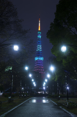 東京タワー「ビスコツリープロジェクト　特別ライティング」