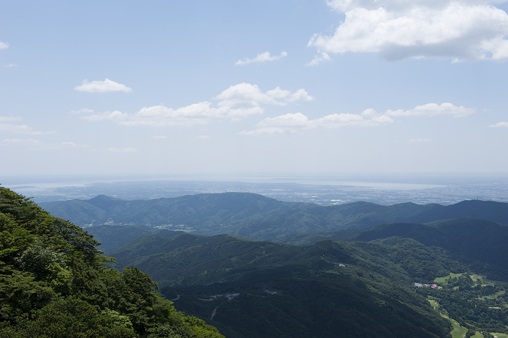 筑波山頂から見た霞ヶ浦