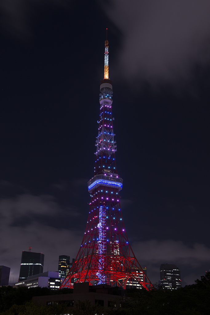 東京タワー　一日限定のライティング