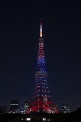 東京タワー「リオオリンピック・パラリンピック」特別ライティング