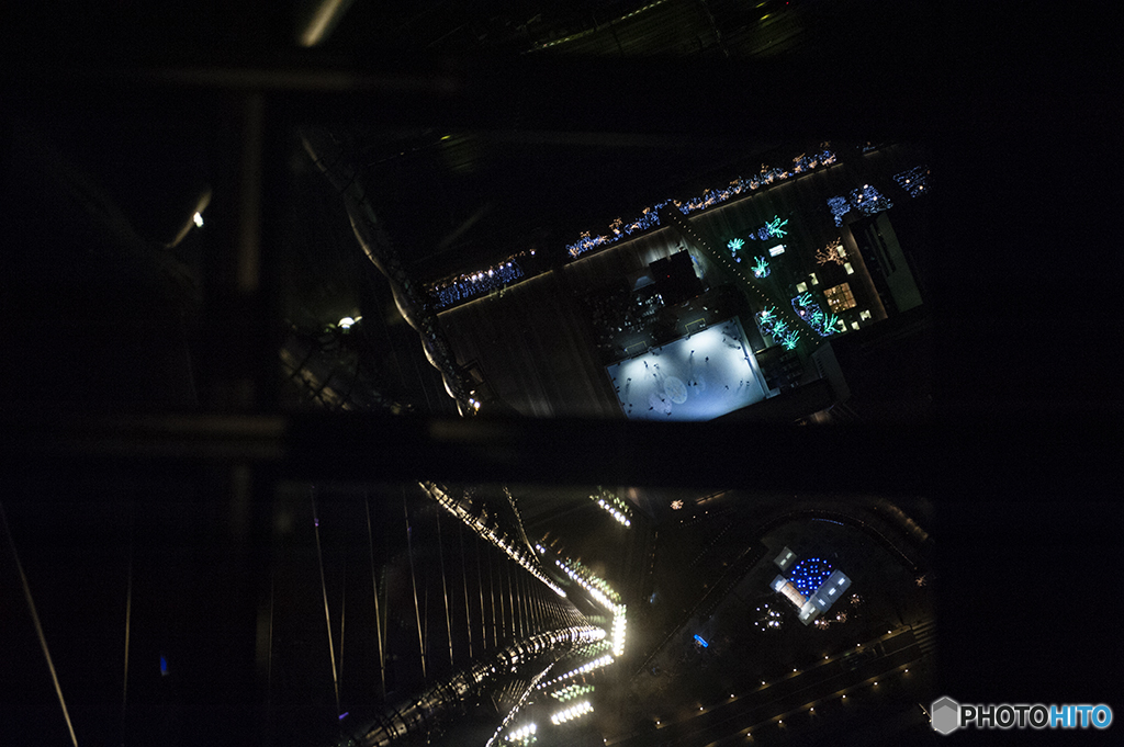 スカイツリー展望台から見た夜景