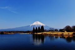 田貫湖から見た富士山