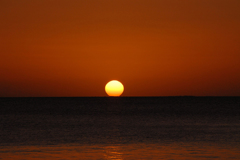 タヒチ　ボラボラ島　サンセット　2006年9月16日