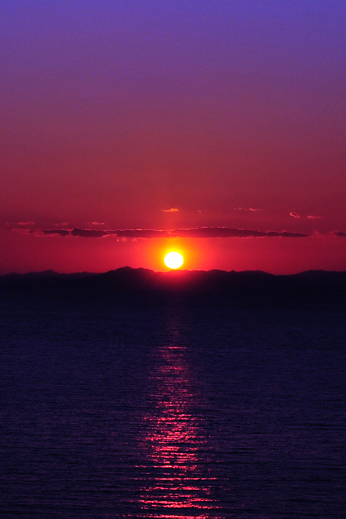 西伊豆の夕焼け