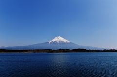 田貫湖から見た富士山