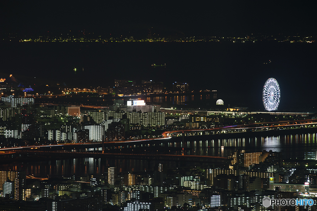 スカイツリー展望台から見た夜景