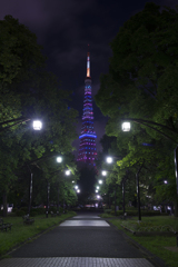 東京タワー　一日限定のライティング