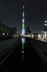 逆さスカイツリー「ホワイトツリー」