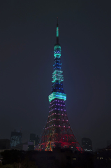 東京タワー「ビスコツリープロジェクト　特別ライティング」