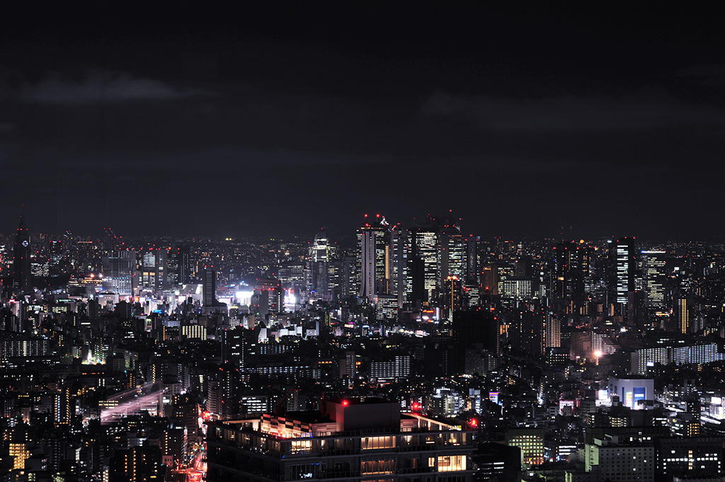 サンシャイン60展望台から見た夜景