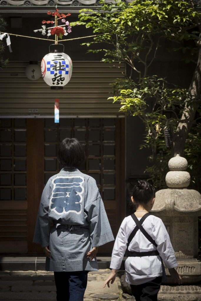 祭りばやしが聞こえる