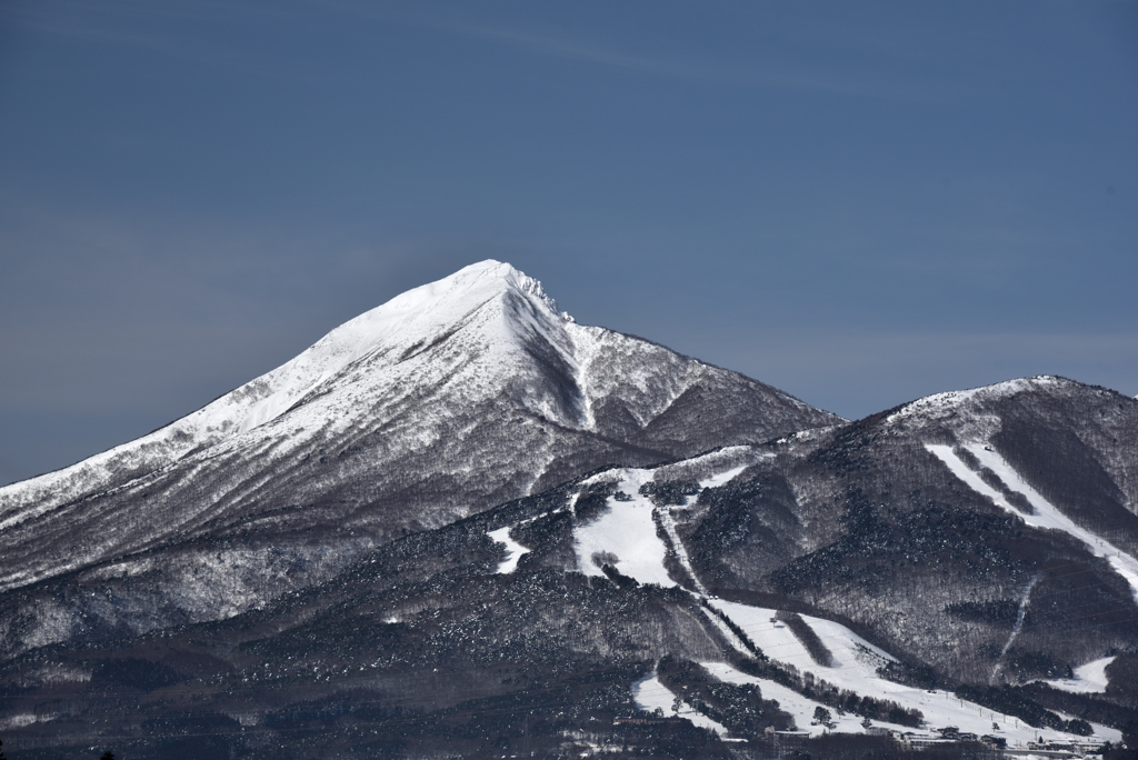 快晴の磐梯山