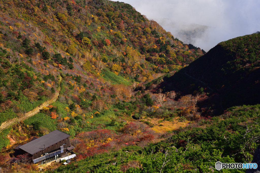 安達太良山紅葉②