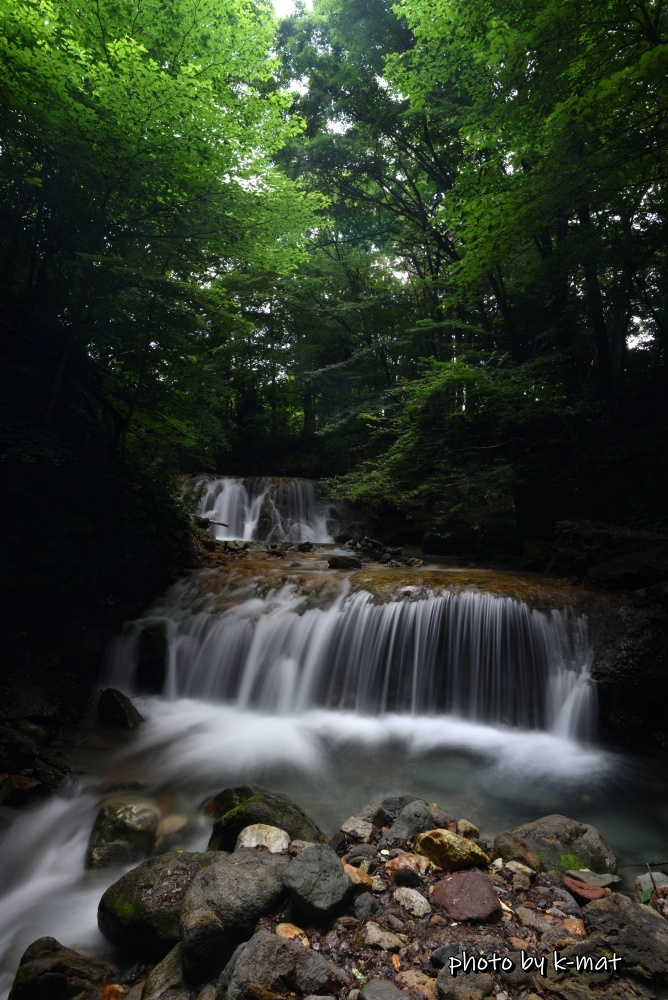 盛夏の坊主ヶ滝①