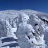 樹氷と青空
