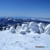 磐梯山と樹氷