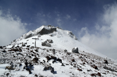 安達太良山3月