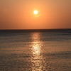 国頭村西海岸の夕日