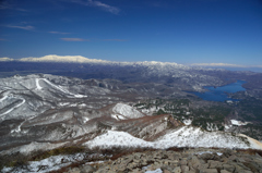 磐梯山4月