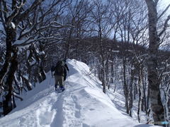 雪山と戯れる③