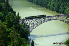 暑い日の只見線