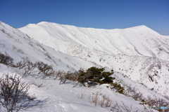 快晴の蔵王