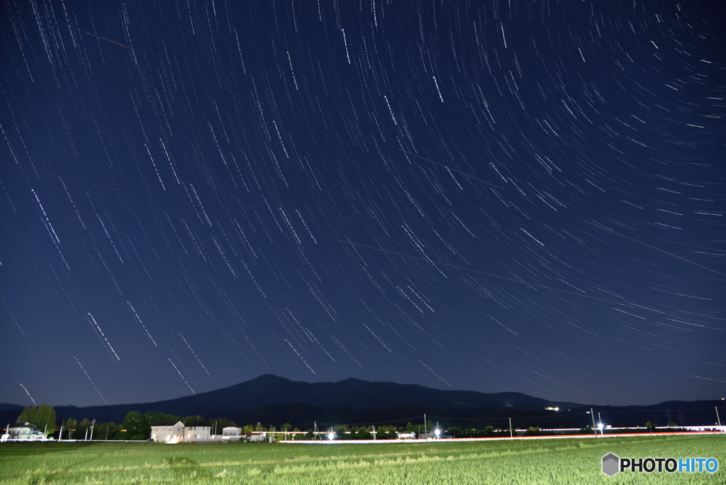 星降る安達太良山