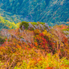 紅葉朝日連峰