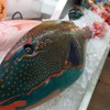 沖縄の市場にて