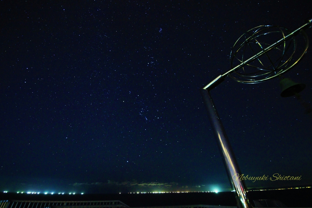 地球岬の夜空