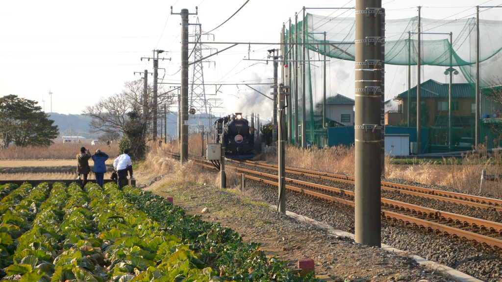 ＳＬ来た