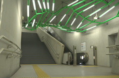 飯田橋駅階段