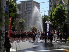 消防隊の応援