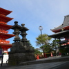 五重塔と大仏