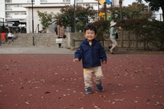 公園にて